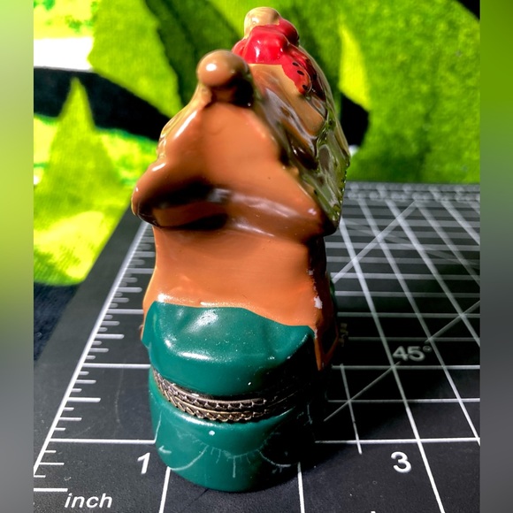 Vintage Horse Saddle Limoges Style Hinged Trinket Box Phb - Picture 5 of 12